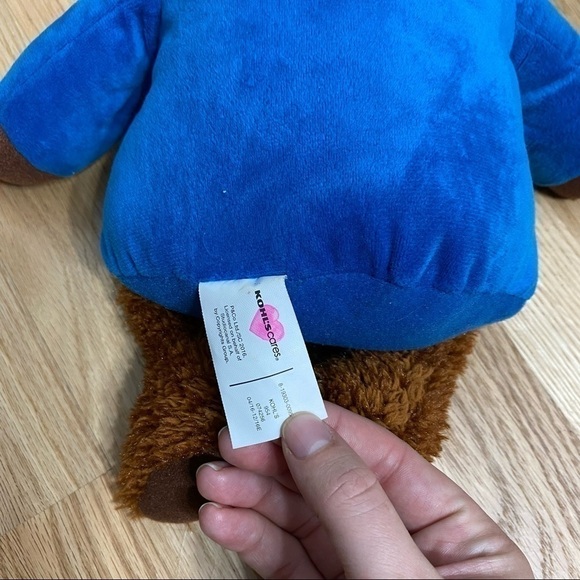 Paddington Bear Plush Stuffed Animal Hat Coat Blue Red Kids Toy Brown - Picture 5 of 6